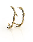 Channeling the stunning appearance of a bare winter bough, the J-hoop earrings of Winter Bough capture the essence of nature and the unconventional allure of unexpected beauty. With a choice of sterling silver or brass, and a 24k gold or 24k rose gold plating, these earrings are a soothing companion when the chaos of modern life becomes a bit too loud