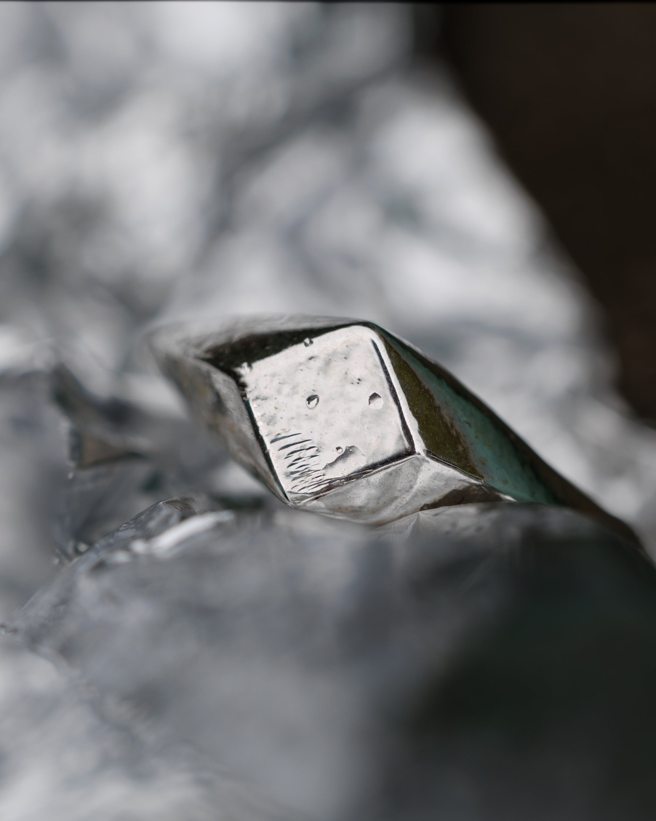 Diamond Shaped Signet – Little Blue Acorn